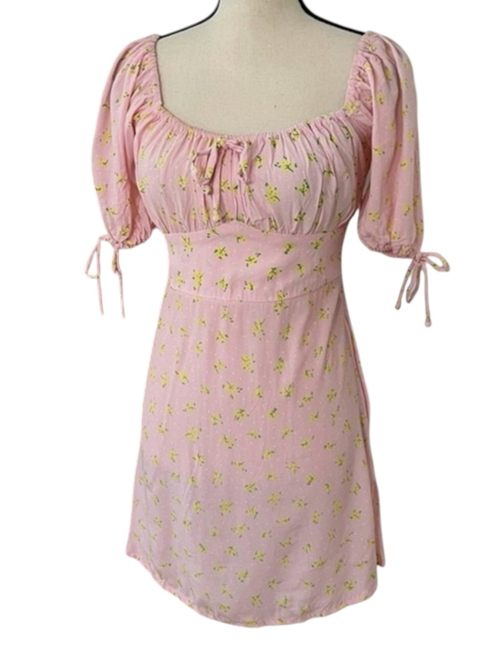 Faithful the Brand Thea Mini Milkmaid Dress Size 8